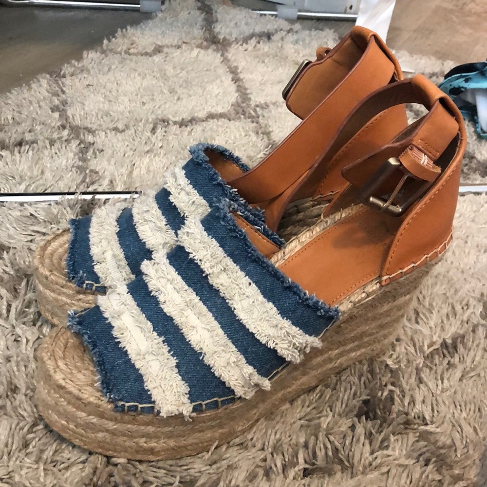 Marc fisher espadrilles !! Worn once so cute